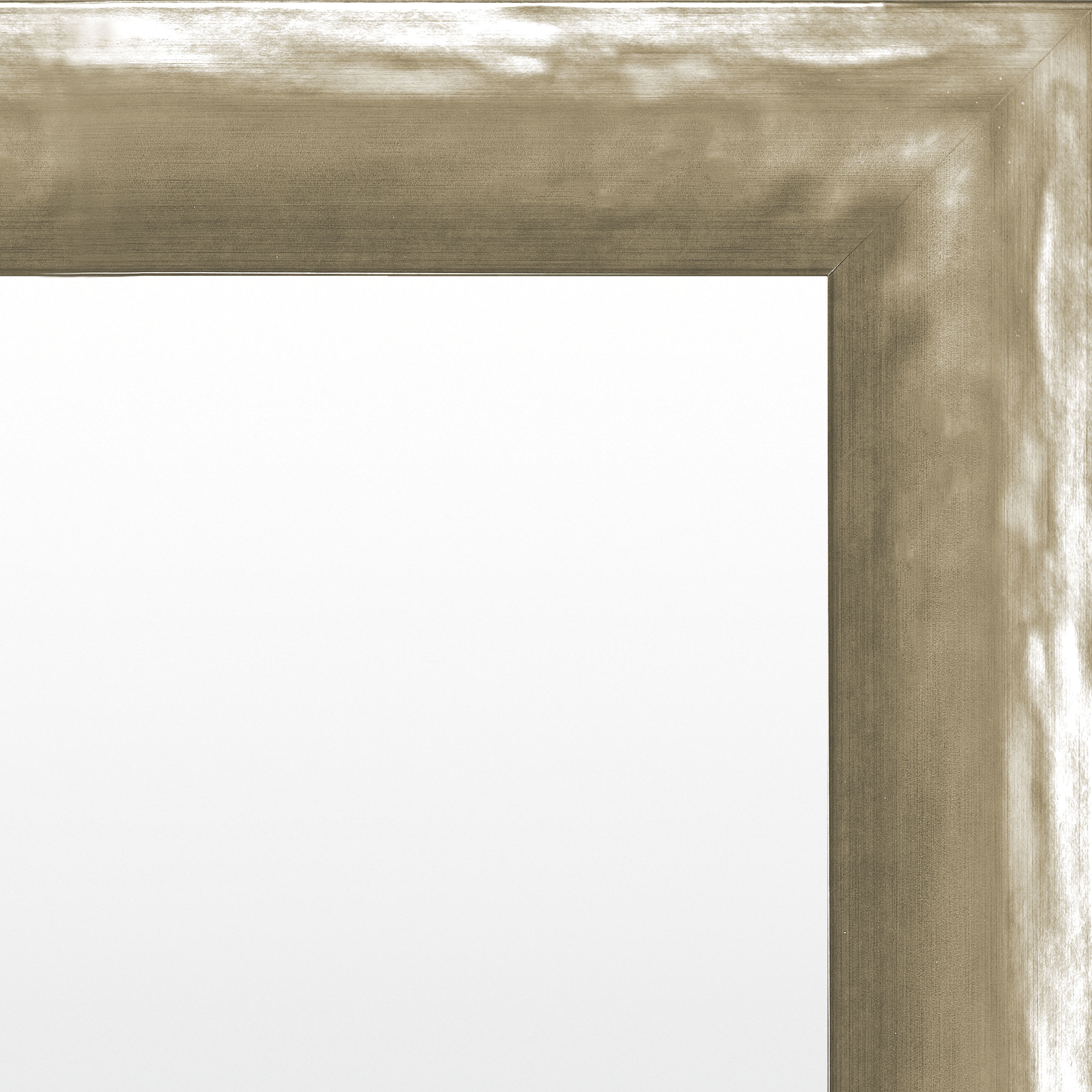 Spiegel Alia Len-Fra / Farbe: weiss-Gold / Grösse: 90 x 190 cm