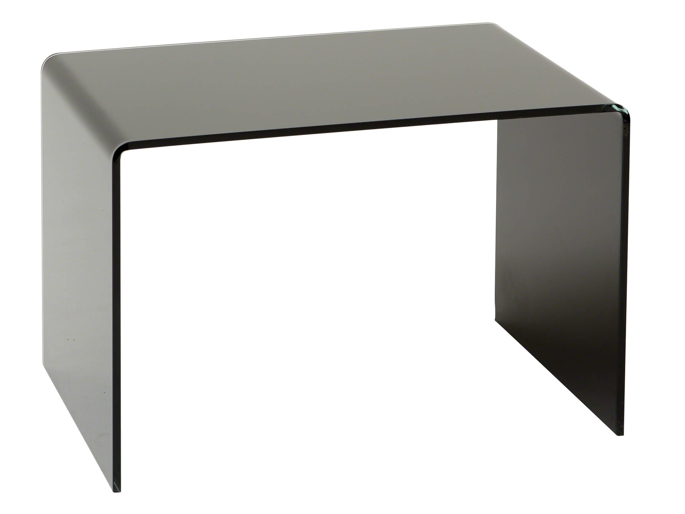 Beistelltisch Stella, Glas Tiefschwarz, b 60 cm h 40 cm t 40 cm