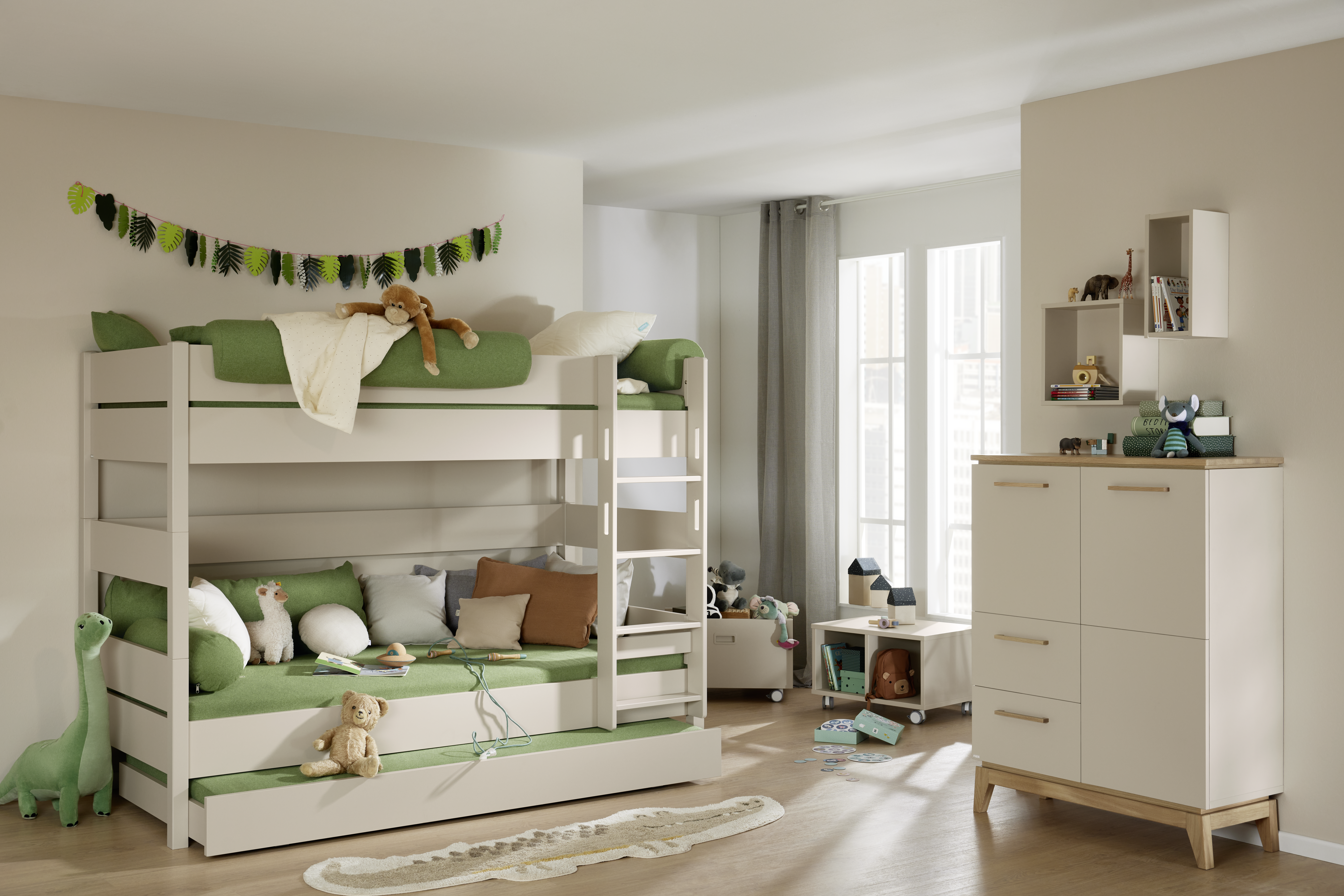 Etagenbett Tiago von Paidi / Farbe: Cashmere Beige / Grösse: 106 x 210 cm