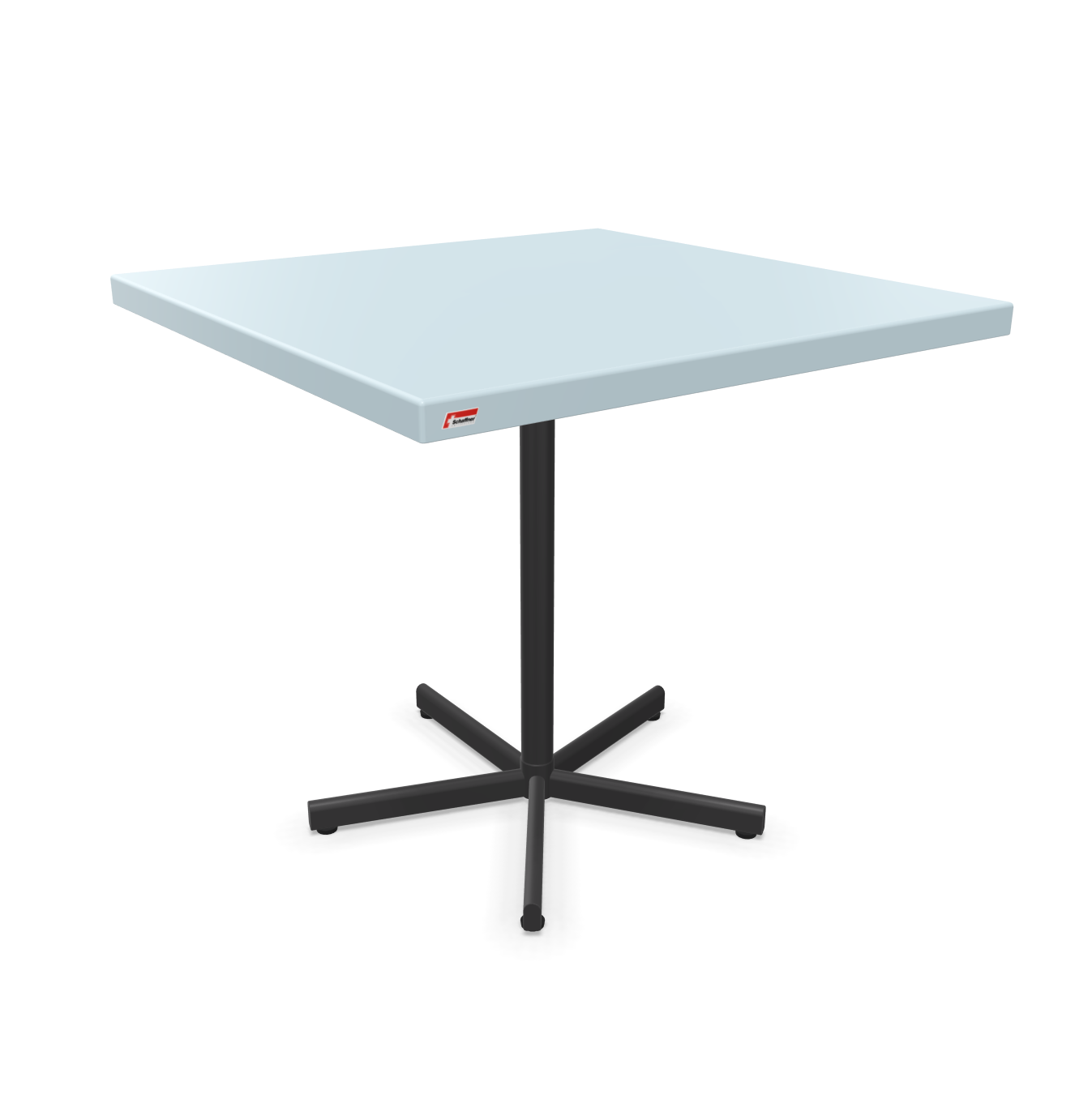 Schaffner Tisch Bodensee Quadratisch Blau | Schubiger Möbel