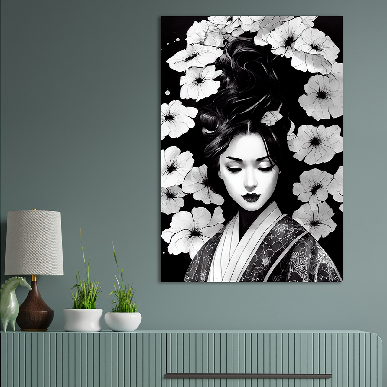 Canvas-Asia Lotus-image LAND