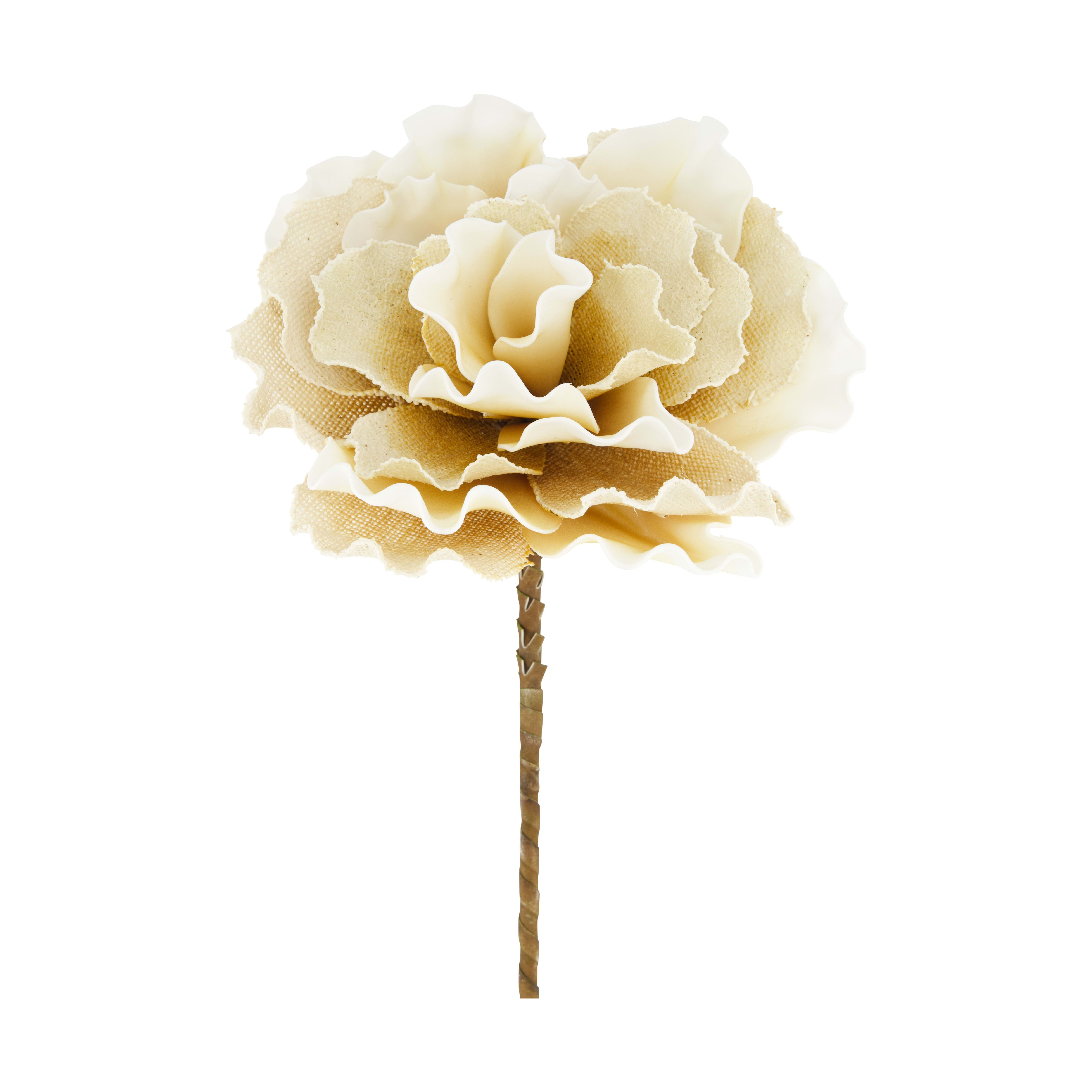 Decofinder Kunstblumen Pfingsrose, Cremè  | Schubiger Möbel