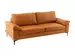Sofa Timeless B: 224 cm Candy/ Farbe: Cognac / Masse (BxT) :224x97 cm