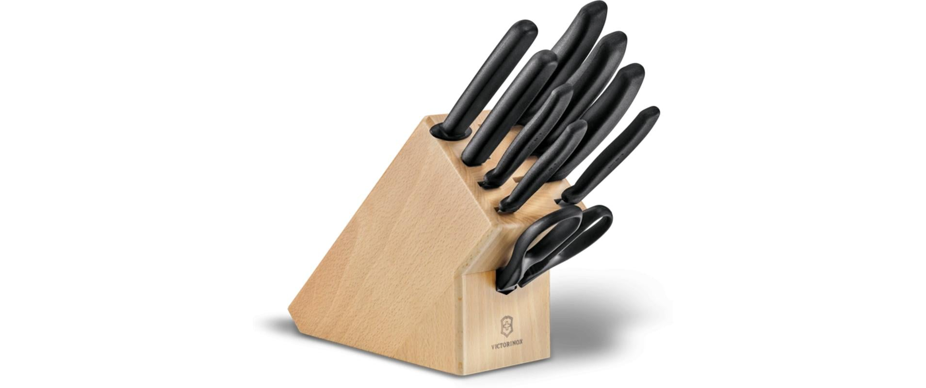 Messerblock-Set Mit Messer Swiss Classic 10-teilig, Nature Von Vic Alltron / Farbe: Nature