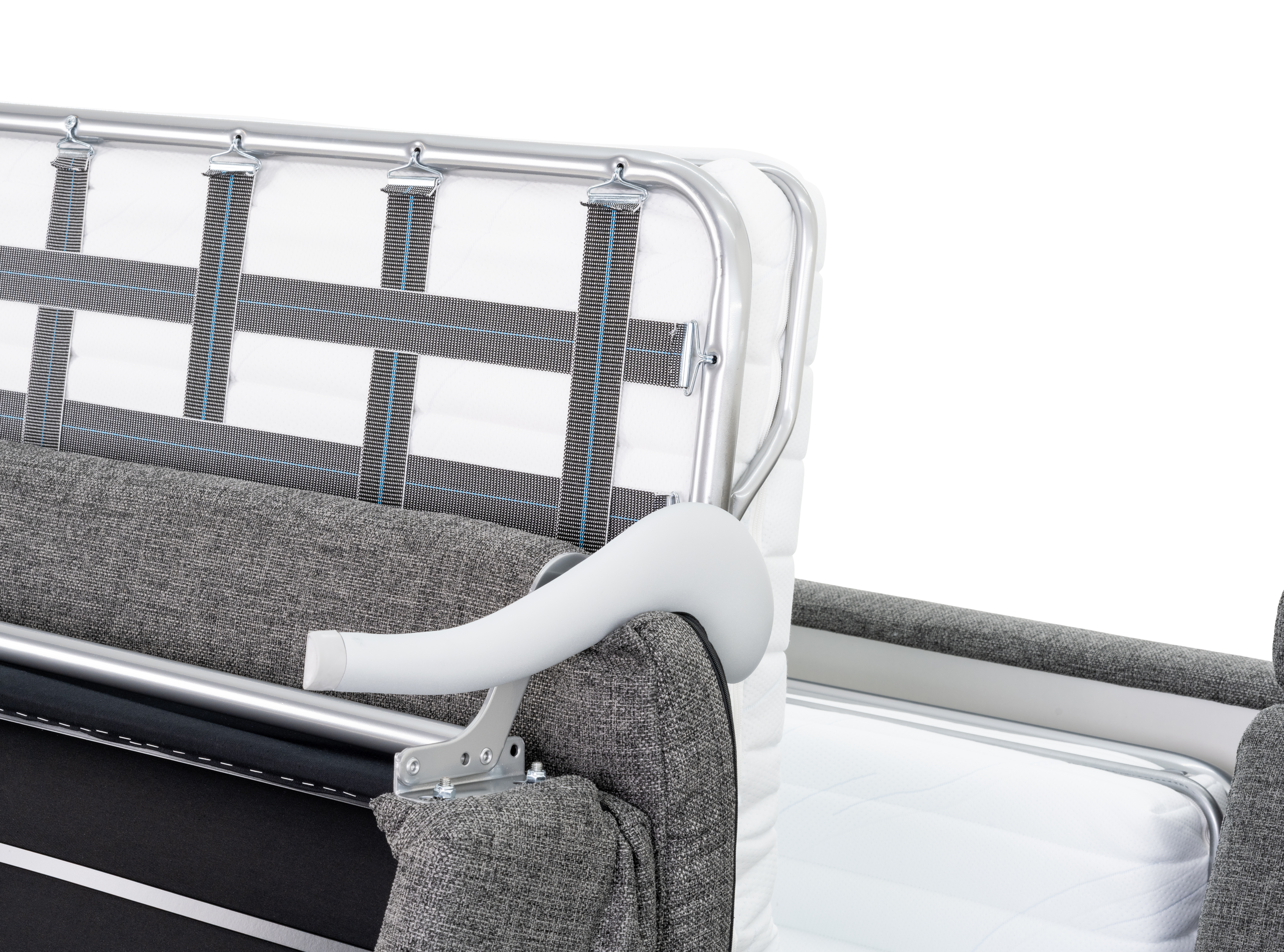 Schlaf-Ecksofa Selina Anthrazit Basic Bali / Farbe: Anthrazit