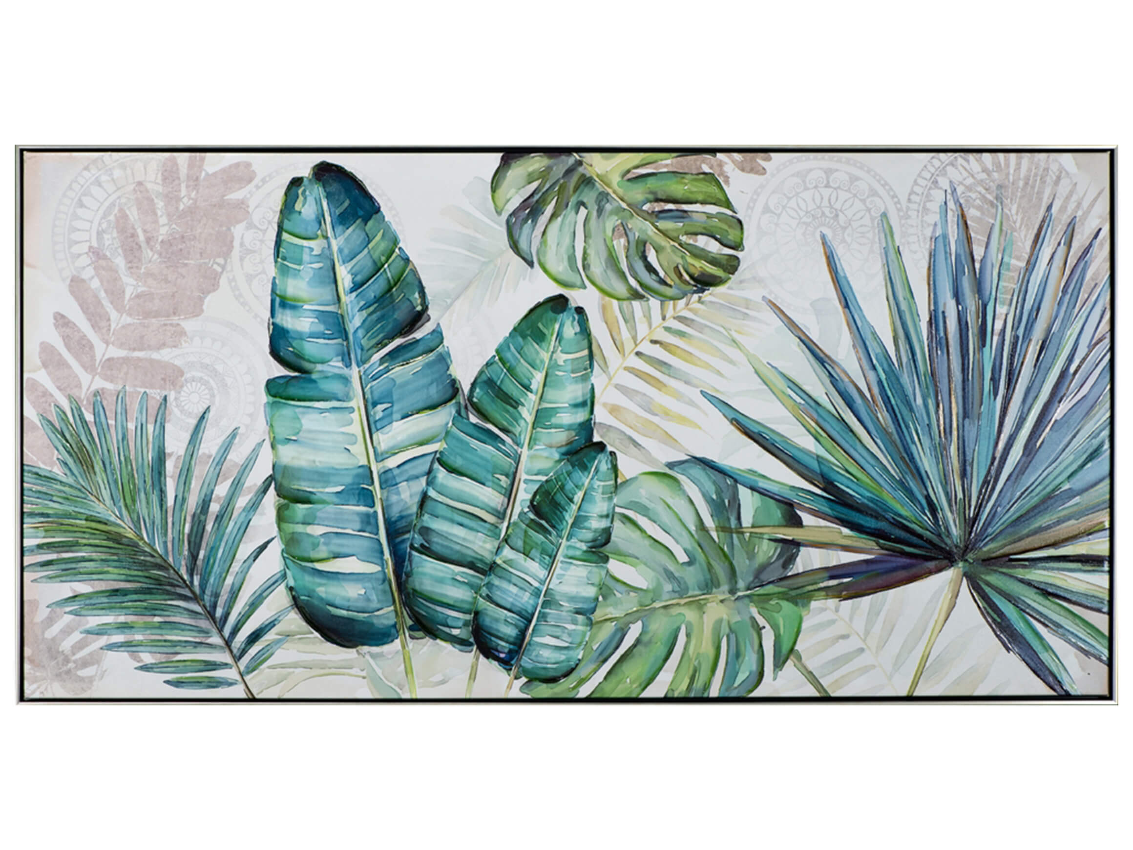 Bild Blätter in Grün und Blau image LAND